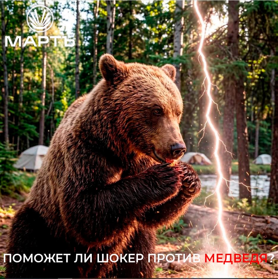 Поможет ли шокер против медведя?
