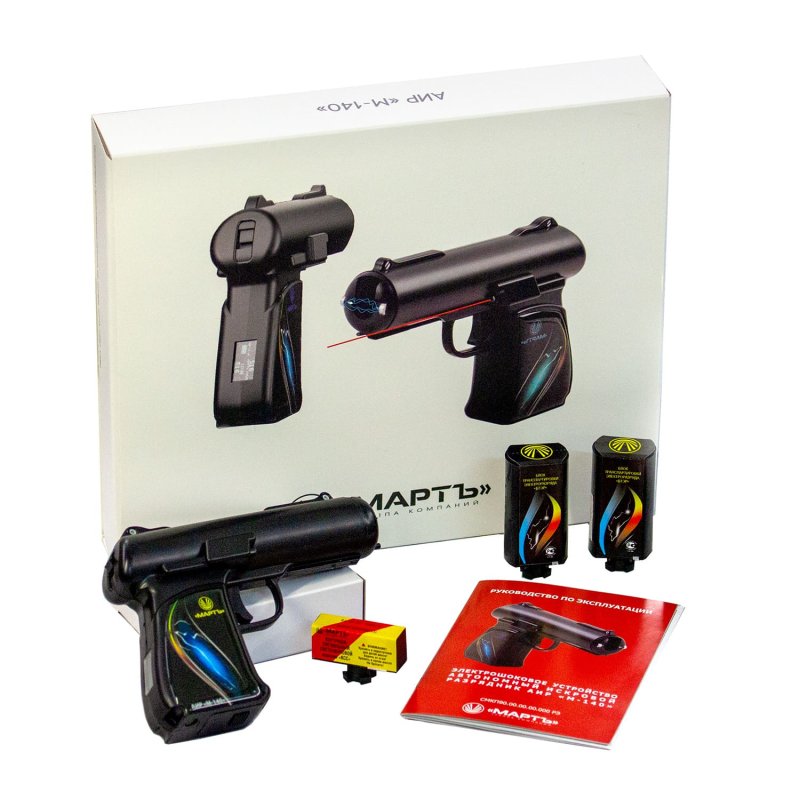 Электрошокер - пистолет АИР «М-140» в комплекте «Снайпер»