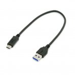 Кабель USB Type-C / USB-A,  1 А., 0,5 м., черный