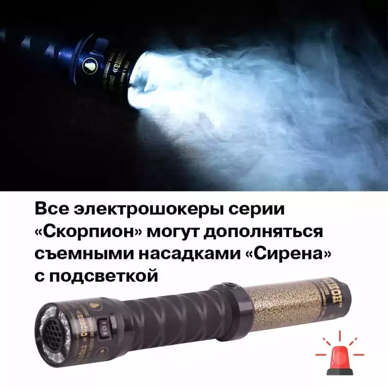 Электрошокер «Скорпион-250» в наборе «Защитник»