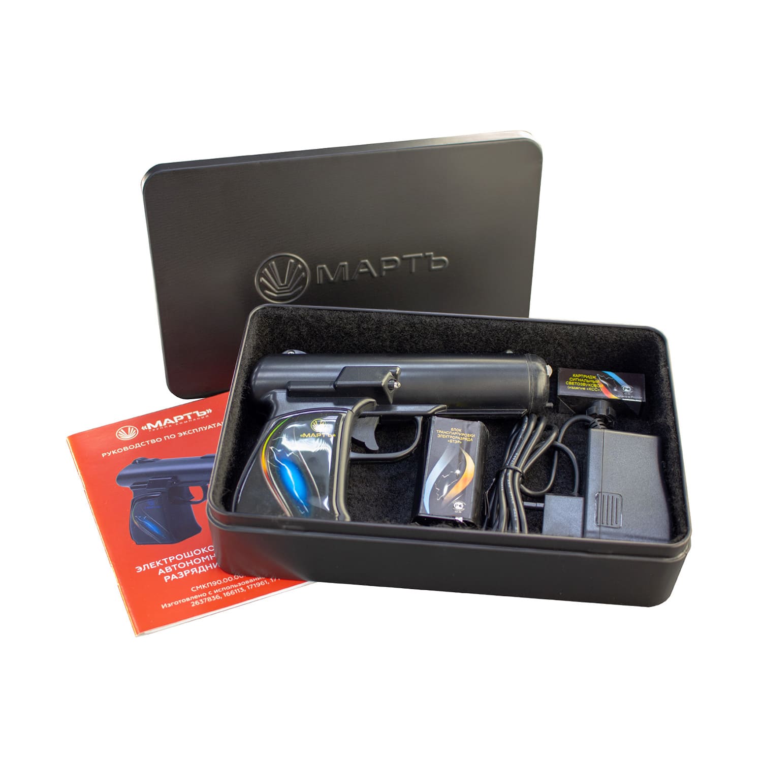 Стреляющий электрошокер АИР «М-140» в комплекте «Боец»